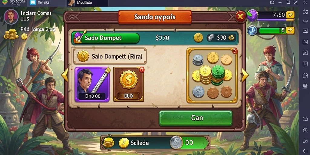 Reward yang menarik untuk setiap pencapaian dalam game.