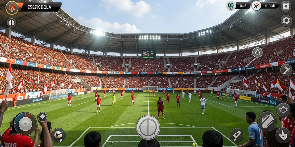 Fitur multiplayer yang memungkinkan bermain dengan teman.