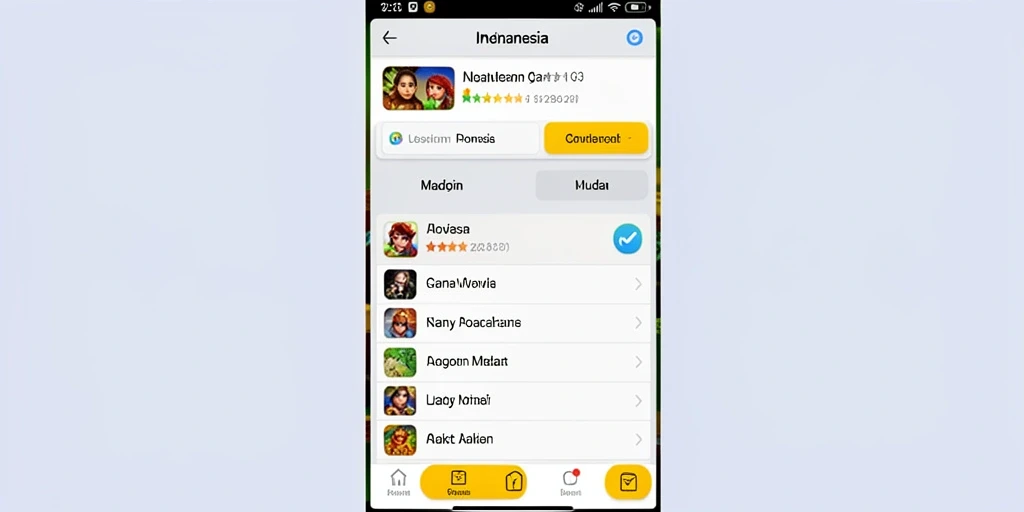 Fitur leaderboard untuk bersaing dengan pemain lain.