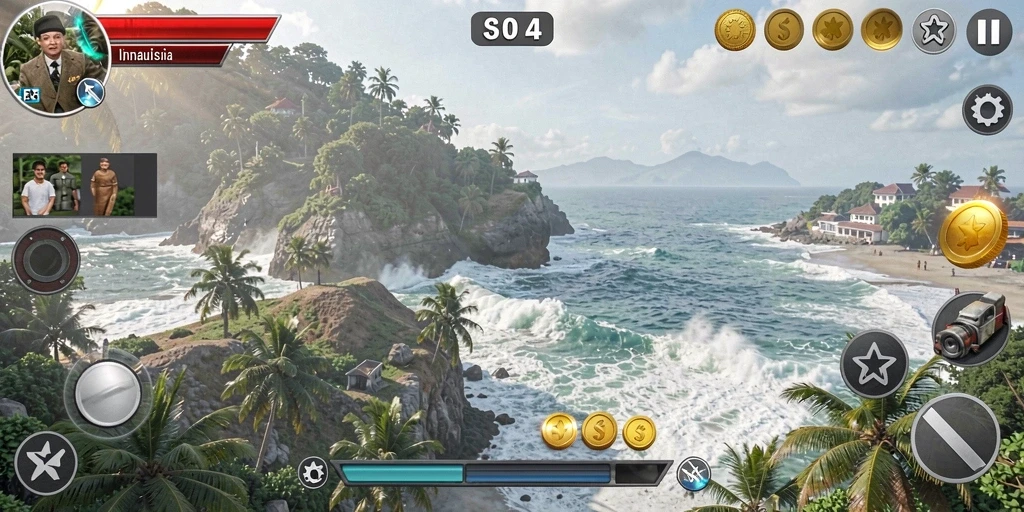 Fitur multiplayer yang memungkinkan Anda bermain bersama teman.