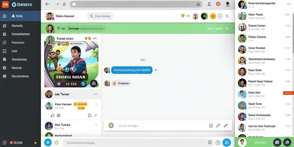 Interaksi multiplayer yang seru dan kompetitif.