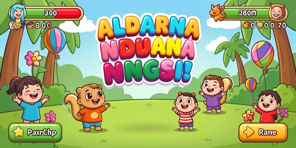 Adegan petualangan yang menegangkan dan penuh aksi.
